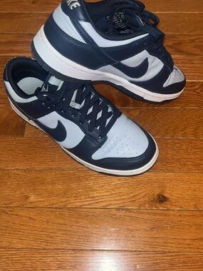 Nike Men’s Low-Top Sneakers in Navy and White